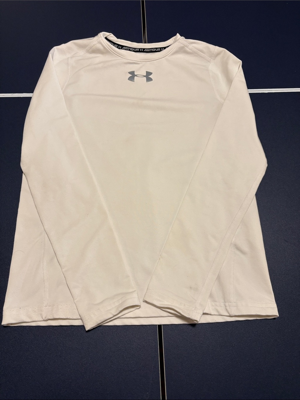 Under Armour kids Youth large sleeves - White